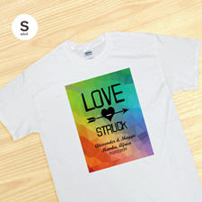 Camiseta Lovestruck de colores personalizada, S
