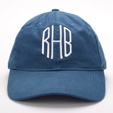 Gorra de béisbol con diseño bordado personalizado color azul marino