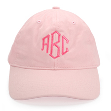 Gorra de béisbol con diseño bordado, rosa