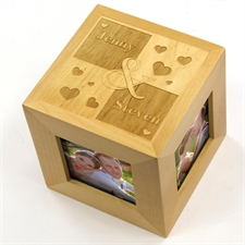 Foto-cubo de madera 