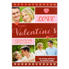 Tarjeta personalizada de San Valentin diseño 