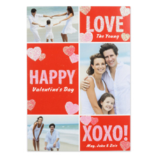 Tarjeta personalizada de San Valentín diseño 