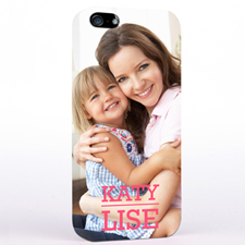 Personalized Photo And Name iPhone 5/5S Slim Case