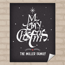 Impresión personalizada de un póster del árbol de Navidad, pequeño 21,59 cm x 27,94 cm 
