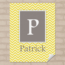Lemon símbolos personalizado nombre impresión en póster pequeño 21.59 cm x 27.94 cm 