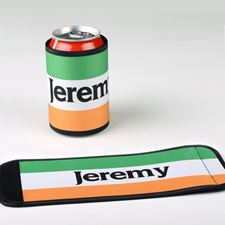 Bandera Irlandesa Personalizada envoltura de lata o botella  