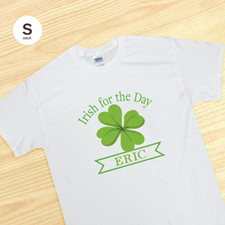  Personalizado irlandés para el día, camiseta blanca