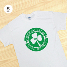  Personalizado Equipo Oficial de Bebidas Irlandesas, camiseta blanca