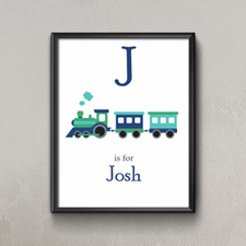  Tren personalizados impresión en póster para niños