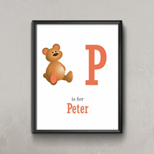 Impresión de póster personalizado para niños