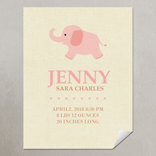 Cartel personalizado de la Chica Elefante, pequeño