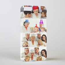 White Four Collage Photo Personalized iPhone 6 Case