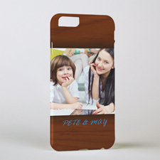 Framed In Wood Personalized Photo iPhone 6 Case