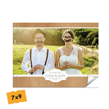 Crea tu foto-libro de boda de tapa blanda 17.78 cm 22.86 cm