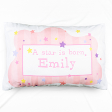Funda de almohada con el nombre personalizado de una chica New Star