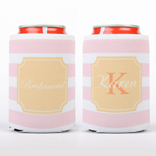 Raya rosada Personalized enfriador de latas
