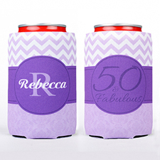 50 y Fabuloso enfriador de latas personalizado