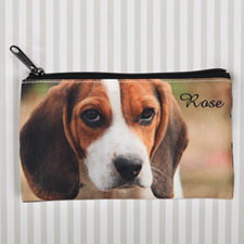 Bolsa cosmética personalizada con fotografía de mascota