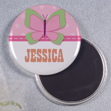 Butterfly personalizados Round Button Magnet