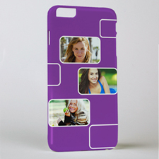 Plum Three Collage Photo Personalized iPhone 6+ Case