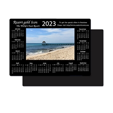 2020 Foto Calendario Imán 8.89 cm x 12.7 cm Negro