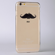 Funda personalizada con bigote impresa en 3D, para iPhone 5