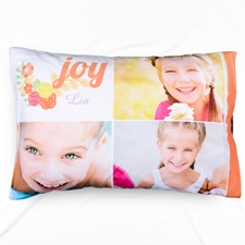 Funda de almohada personalizada Joy Collage