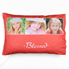 Funda de almohada personalizada Blessed Collage