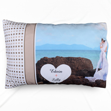 Funda de almohada con foto personalizada para bodas
