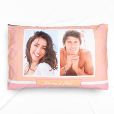 Funda de almohada personalizada Pink Vintage para fotos