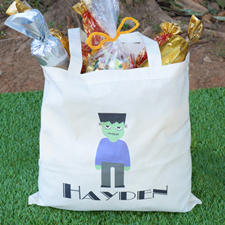 Bolsa personalizada de Frankenstein que brilla en la oscuridad para los regalos de halloween