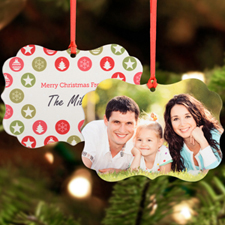 Christmas Icon Personalized Metal Ornament