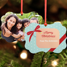 Gifting Personalized Metal Ornament