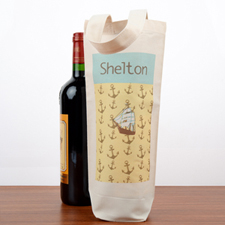 Bolsa de vino de algodón personalizada con 
