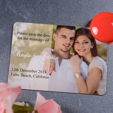 Personalizado5.08 cm x 8.89 cm Forever Yours Photo Magnet