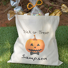 Calabaza personalizados Halloween Truco o bolsa de regalos para niños