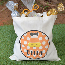 Bolsa maíz caramelo personalizada para los regalos de Halloween para la chica