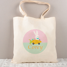 Bolsa personalizado con Zanahoria para el Conejo de Pascua para niños 