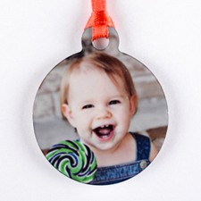 Personalized Photo Mini Ornament Holiday Set Of 6 (Custom Front)