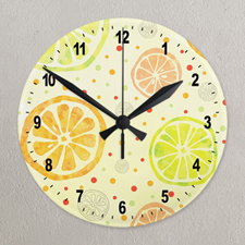 Reloj de pared a todo color con impresión personalizada