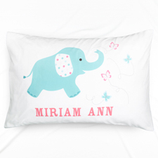 Funda de almohada personalizada de Baby Elephant