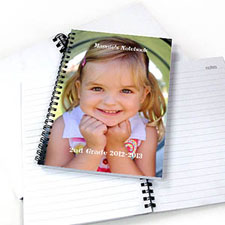 Create Your Own Full Photo Two Title Notebook