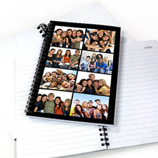Create Your Own Black Eight Collage Notebook