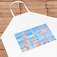 Eight Collage Personalized Adult Apron