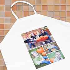 Four Collage Personalized Adult Apron