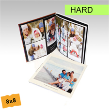 Foto-libro de tapa dura personalizada 20.32 cm x 20.32 cm