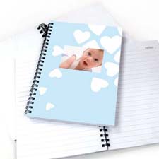 Create Your Own We Heart Baby Boy Notebook