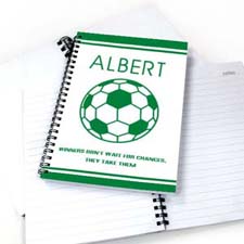 Personalized Soccer Notebook