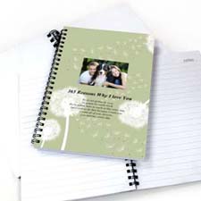 Create Your Own Dandelion Star Photo Notebook