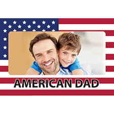  Personalizado Todos los estadounidenses Día del Padre marco Lenticular Tarjeta de felicitación
